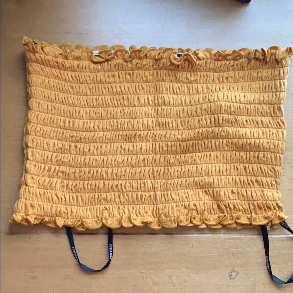 Forever 21 smocked bandeau